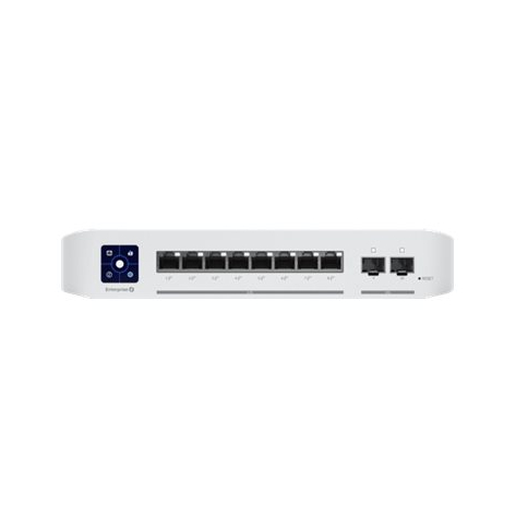 Switch UBIQUITI USW-ENTERPRISE-8-POE UNIFI SWITCH 8x 2.5GB/S RJ45 POE+ 2x 10GB/S SFP+ TOUCHSCREEN TOTAL 120W