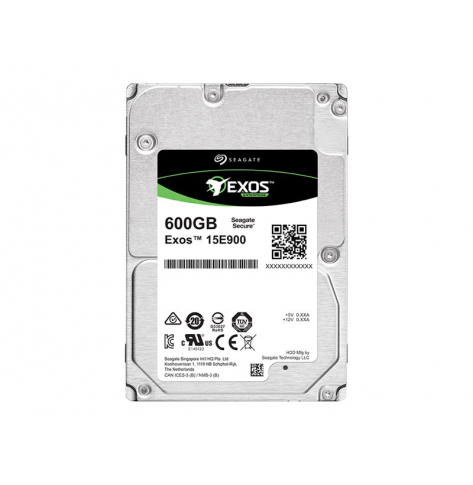 Dysk serwerowy Seagate EXOS 15E900 Enterprise Performance 15K 600GB HDD 4K Native / 512 Emulation 15000rpm 12Gb/s SAS 256MB cache 2.5 BLK