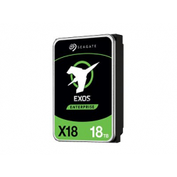 Dysk serwerowy Seagate Exos X18 16TB HDD SATA 6Gb/s 7200RPM 256MB cache 3.5 24x7 SED 512e/4KN BLK