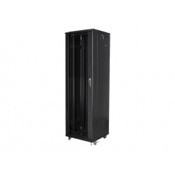 Szafa serwerowa Lanberg stojąca rack 19 42U/600x600mm czarna (drzwi szklane)
