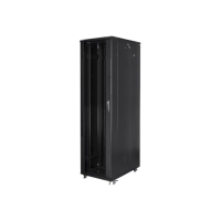 Szafa serwerowa Lanberg stojąca rack 19 47U/800x1000mm czarna (drzwi szklane)