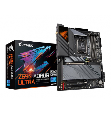 Płyta główna GIGABYTE Z690 AORUS ULTRA LGA 1700 DDR5 4xM.2 6xSATA 1xDP ATX MB