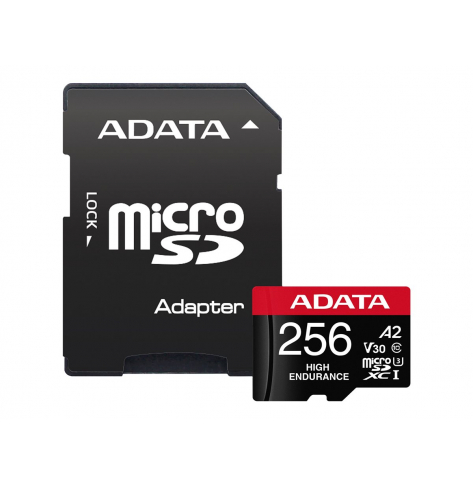 Karta pamięci 256GB Micro SDXC UHS-I U3 V30S +Ad 100/80 MB/s High Endurance
