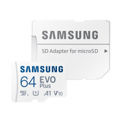 Karta pamięci SAMSUNG EVO PLUS microSD 64GB Class10 Read up to 130MB/s