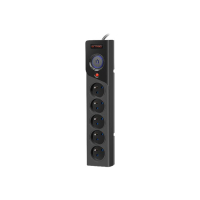 Listwa zasilająca Armac Z5 5m 5x French outlets 10A cable organizer black