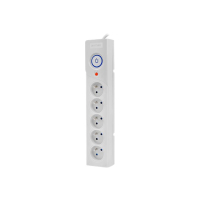 Listwa zasilająca ARMAC Z5 5m 5x French outlets 10A cable organizer gray