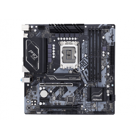 Płyta główna ASRock B660M Pro RS LGA1700 4x DDR4 DIMM HDMI DP 1xPCIe 5.0 x16 1xPCIe 4.0 x16 1xPCIe 3.0 x1