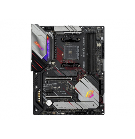 Płyta główna ASRock B550 PG Velocita ATX MB 3rd Gen AMD AM4 DDR4 4733+ 1 x3.0 x16 x4.0 PCIe HDMI 7.1 CH HD 6 SATA3 3 USB 3.2 Gen2 4 USB 3.2 Gen1