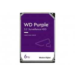 Dysk WD Purple 6TB SATA 6Gb/s CE HDD 3.5inch internal 256MB Cache Bulk 