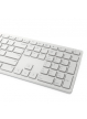 Zestaw klawiatura + mysz DELL Pro Wireless KM5221W biały