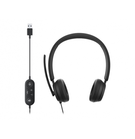 Słuchawki Microsoft Modern USB-C Headset czarne