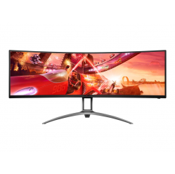 Monitor AOC AG493QCX 49 Curved DFHD 144Hz HDR400 FreeSync Premium Pro DisplayPort USB HDMI 