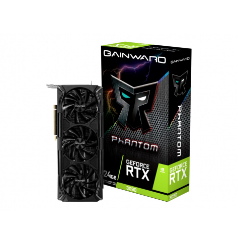 Karta graficzna Gainward GeForce RTX 3090 Phantom+ 24GB 384-bit GDDR6X 1400/1740MHz HDMI 2.1 3x DP