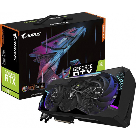 Karta graficzna GIGABYTE AORUS GeForce RTX 3080 Ti MASTER 12G 3 84bit 3xDP 3xHDMI LHR