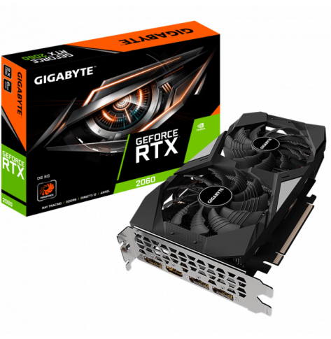 Karta graficzna GIGABYTE Nvidia GeForce RTX 2060 D6 6GB PCIe 3.0x16 DPx3 HDMIx1