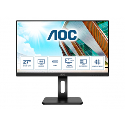 Monitor AOC Q27P2CA 27 2560x1440 IPS Flat 150mm Pivot USB-C DISPLAY power delivery 65W 75Hz