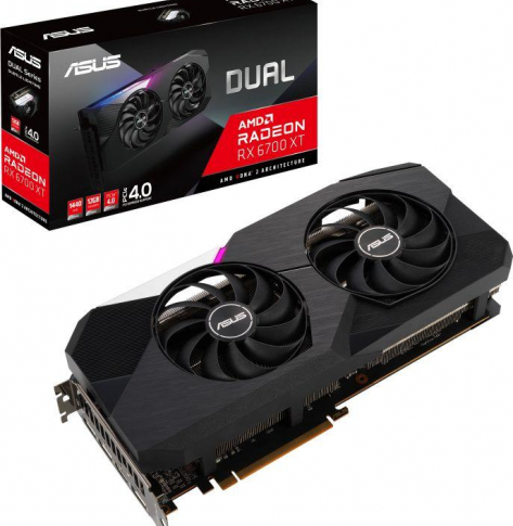 Karta graficzna ASUS Dual Radeon RX 6700 XT 12GB GDDR6 HDMI 3xDP