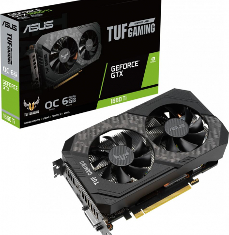 Karta graficzna ASUS TUF Gaming GeForce GTX 1660 Ti EVO OC Edition 6GB GDDR6