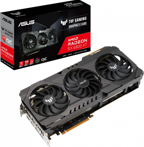 Karta graficzna ASUS TUF GAMING Radeon RX 6800 XT OC edition 16GB GDDR6 HDMI 3xDP