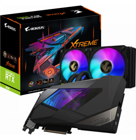 Karta graficzna Gigabyte AORUS GeForce RTX 3080 XTREME WATERFORCE 10GB GDDR6X 320 bit DP HDMI 