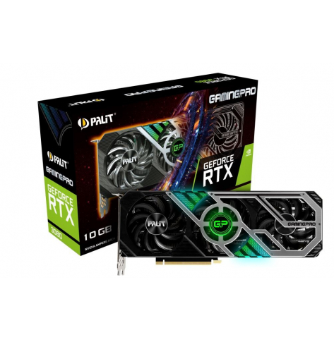 Karta graficzna PALIT RTX3080 GamingPro 10G LHR GDDR6X 320bit 3xDP 1xHDMI