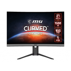 Monitor MSI Optix G27C6P 27 1920x1080 VA Curve 1500R 165Hz 1ms Black 2xHDMI 2.0 DP 1.2