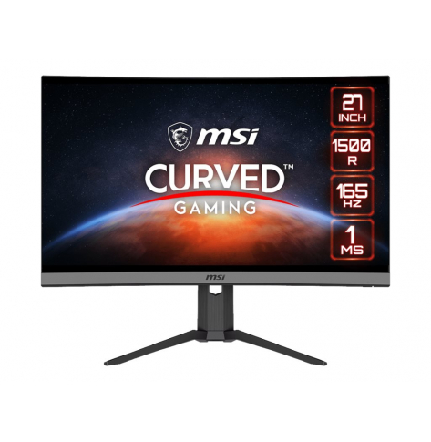 Monitor MSI Optix G27C6P 27 1920x1080 VA Curve 1500R 165Hz 1ms Black 2xHDMI 2.0 DP 1.2