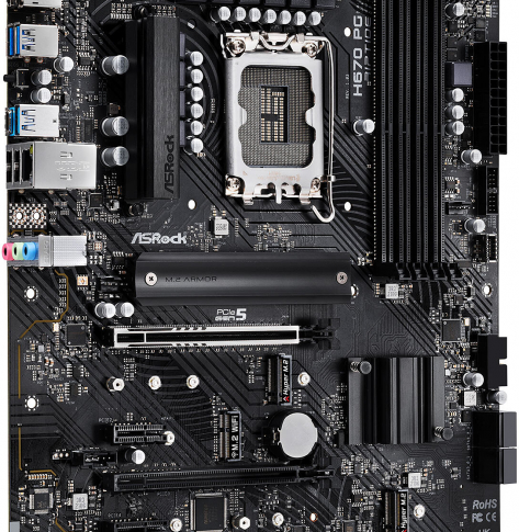 Płyta główna ASROCK H670 PG Riptide LGA1700 4x DDR4 DIMM HDMI DP 1xPCIe 5.0 x16 1xPCIe 4.0 x16 3xPCIe 3.0 x1