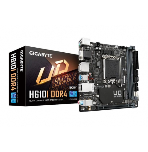 Płyta główna GIGABYTE H610I DDR4 LGA 1700 1xHDMI 2xDP 1xD-Sub 4xSATA 6Gb/s