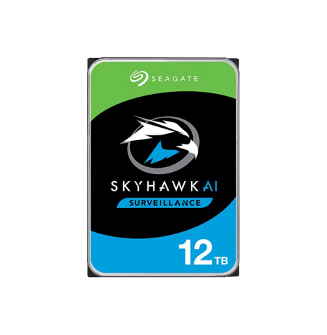 Dysk Seagate Surveillance AI Skyhawk 12TB HDD SATA 6Gb/s 256MB cache 8.9cm 3.5inch CMR Helium BLK