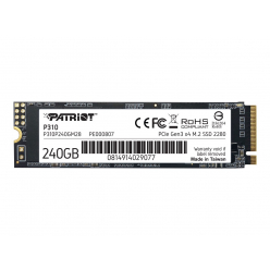 Dysk SSD PATRIOT P310 240GB M2 2280 PCIe SSD NVME