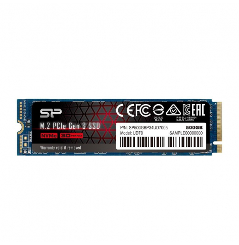 Dysk SSD SILICON POWER UD80 500GB M.2 PCIe Gen3 x4 NVMe 3400/2300 MB/s