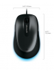 Mysz Microsoft Comfort Mouse 4500 USB czarna