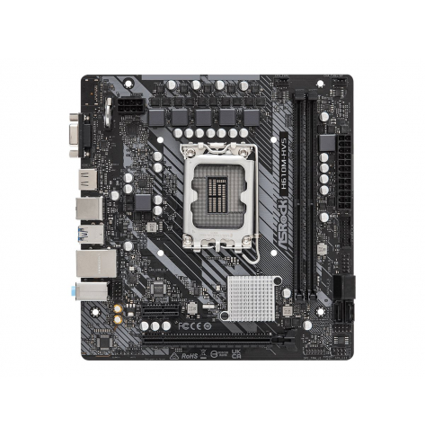 Płyta główna ASROCK H610M-HVS LGA1700 2x DDR4 DIMM HDMI D-Sub 1xPCIe 4.0 x16 1xPCIe 3.0 x1