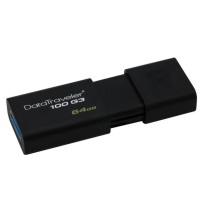 Pamięć USB Kingston 64GB DataTraveler 100 G3 USB3.0 Towar uszkodzone opakowanie (P)
