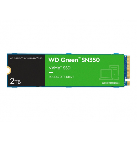 Dysk SSD WD Green SN350 NVMe SSD 2TB M.2 2280 PCIe Gen3 8Gb/s