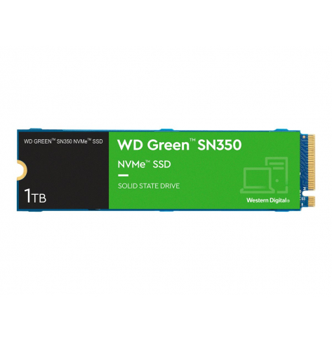 Dysk SSD WD Green SN350 NVMe SSD 1TB M.2 2280 PCIe Gen3 8Gb/s