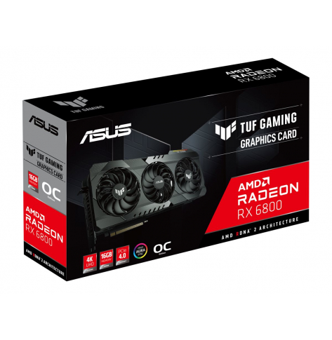 Karta graficzna ASUS TUF GAMING Radeon RX 6800 OC edition 16GB GDDR6 HDMI 3xDP