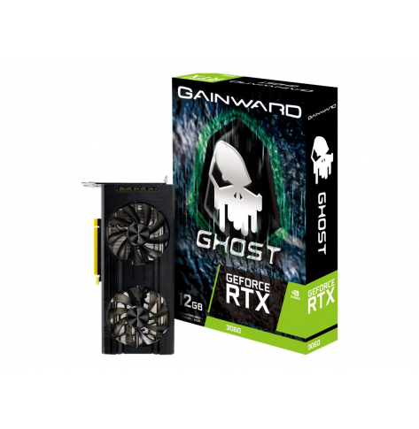 Karta graficzna GAINWARD GeForce RTX 3060 Ghost 12GB GDDR6 192-bit 1320/1777 MHz Triple DP 1.4a HDMI 2.1