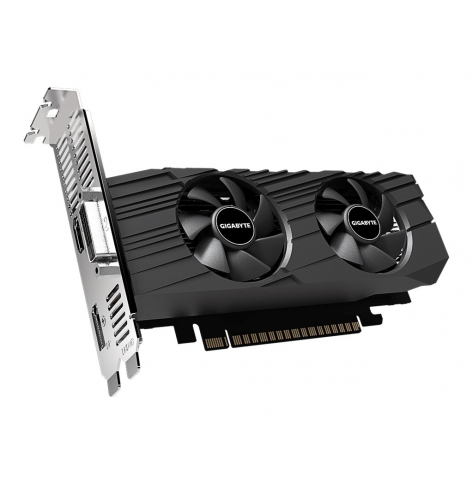 Karta graficzna Gigabyte GeForce GTX 1650 D5 Low Profile 4GB VGA GDDR5 PCI Express 3.0 x16 DisplayPort 1.4 x1 HDMI 2.0b x1 Dual-link DVI-D x1