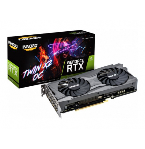 Karta graficzna INNO3D GeForce RTX 3070 Twin X2 OC LHR 8GB GDDR6 256-bit 3xDP+HDMI