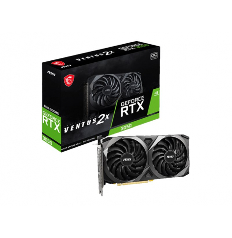 Karta graficzna MSI GeForce RTX 3050 VENTUS 2X 8GB OC 3xDisplayPort v1.4 1xHDMI