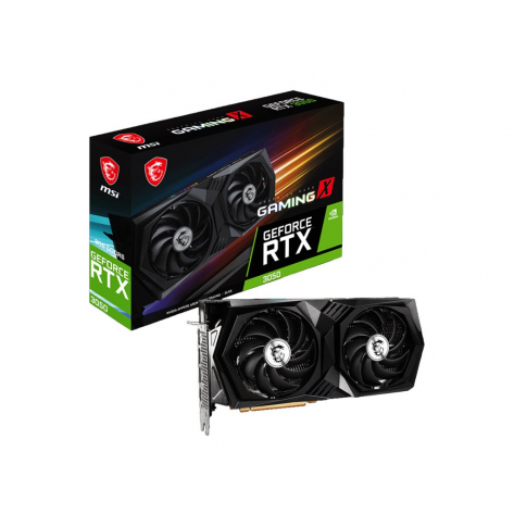 Karta graficzna MSI GeForce RTX 3050 GAMING X 8GB 3xDisplayPort v1.4 1xHDMI