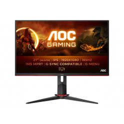 Monitor AOC 27G2SPU/BK 27inch 1920x1080 IPS FHD Freesync 165Hz DPx 2xHDMI 250cd/m2