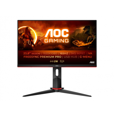 Monitor AOC 23.8inch 1920x1080 IPS FHD Freesync 165Hz DP 2xHDMI 250cd/m2