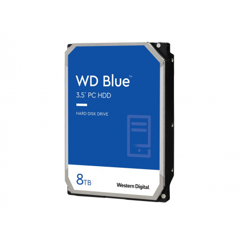Dysk WD Blue 8TB SATA 6Gb/s HDD internal 3.5inch serial ATA 128MB cache 5640 RPM RoHS compliant Bulk