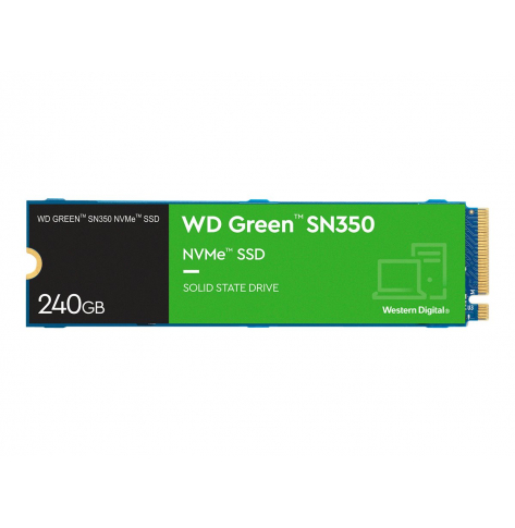 Dysk WD Green SN350 NVMe SSD 240GB M.2 2280 PCIe Gen3 8Gb/s