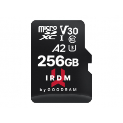 Karta pamięci GOODRAM IRDM 256GB UHS I U3 A2 + Adapter