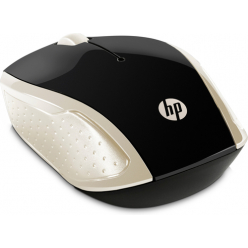 Mysz bezprzewodowa HP 200 złota