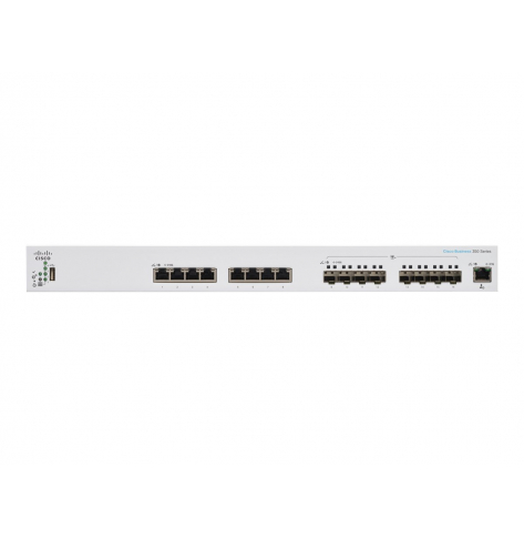 Switch zarządzalny Cisco Business 350-16XTS 8 portów 10GBase-T 8 portów 10 Gigabit SFP+